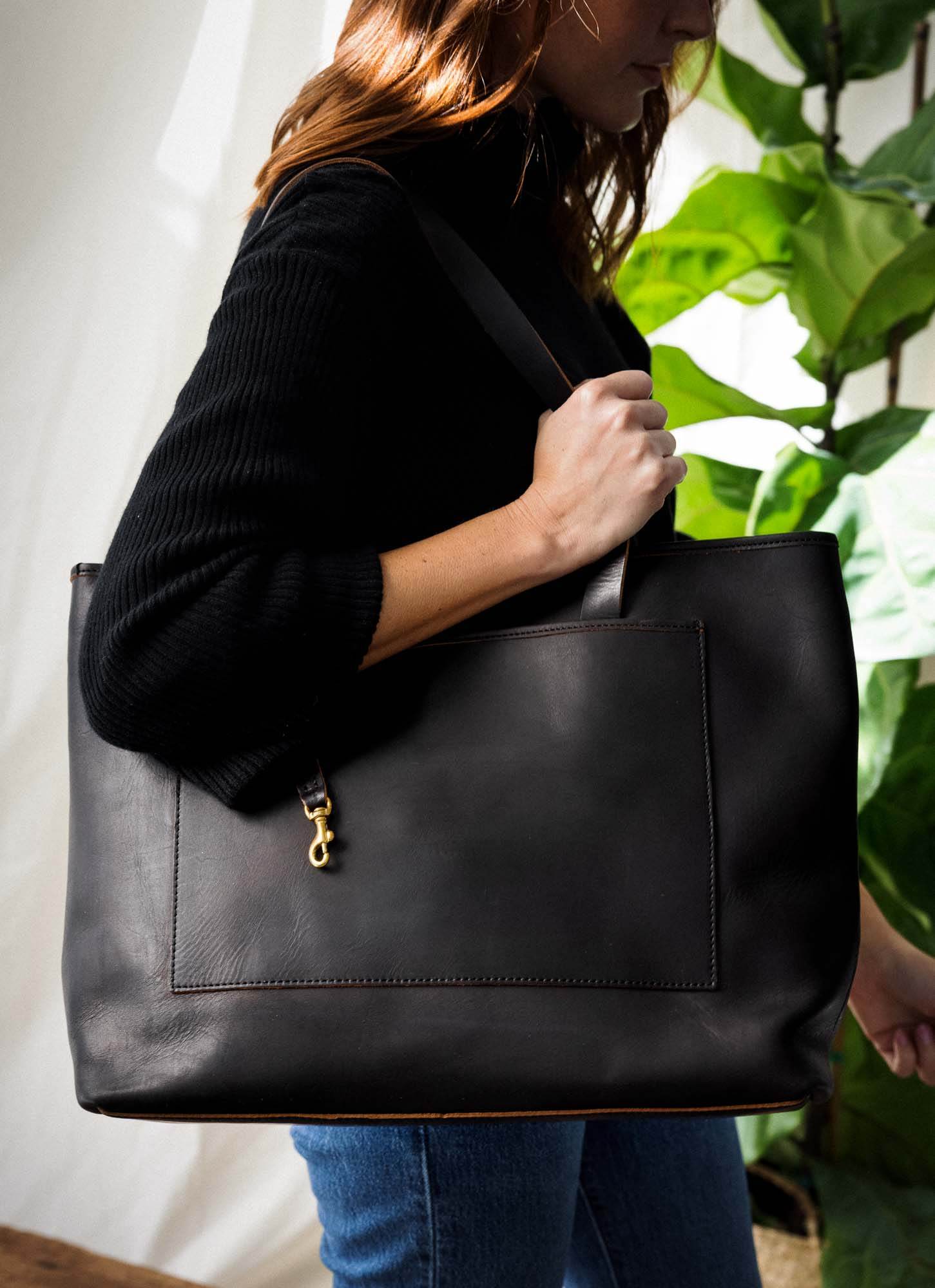 The Oversized Leather Tote - WP Standard
