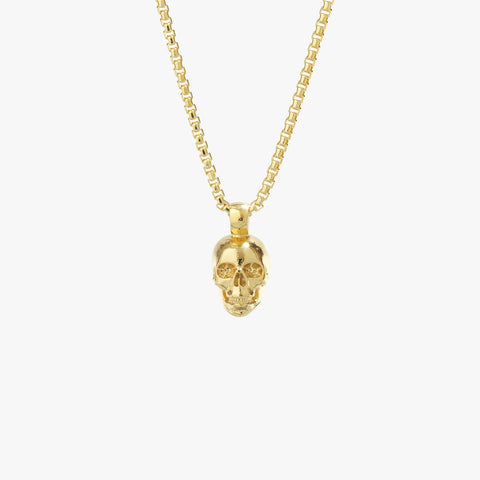 Gold Skull Necklace