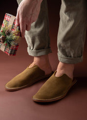Mr. Grumpy Leather Slippers - WP Standard