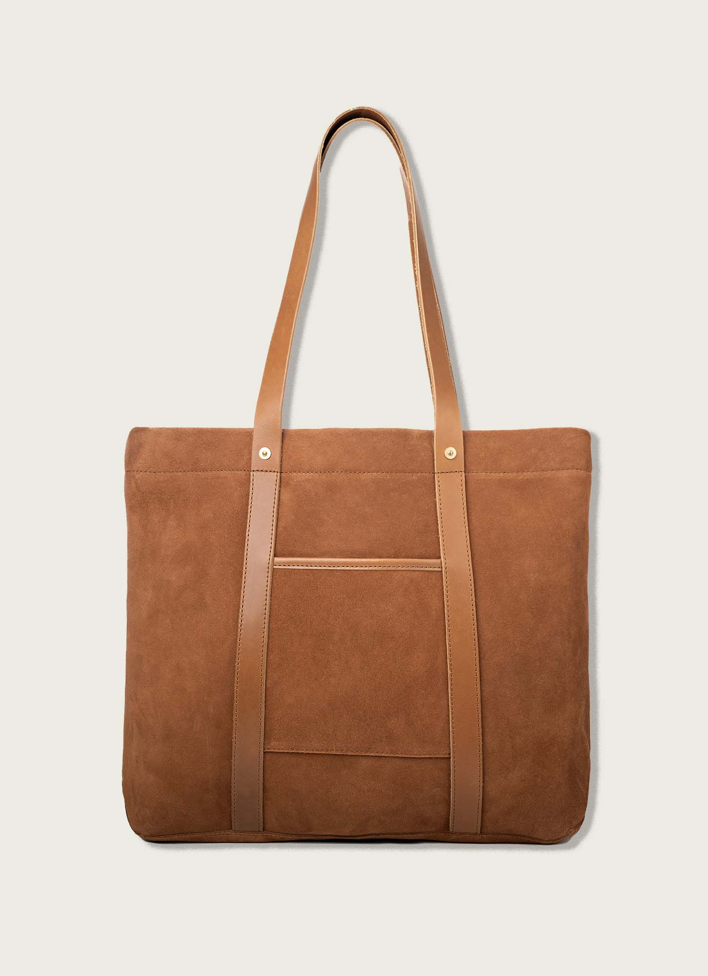 SUEDE TOTE BAG