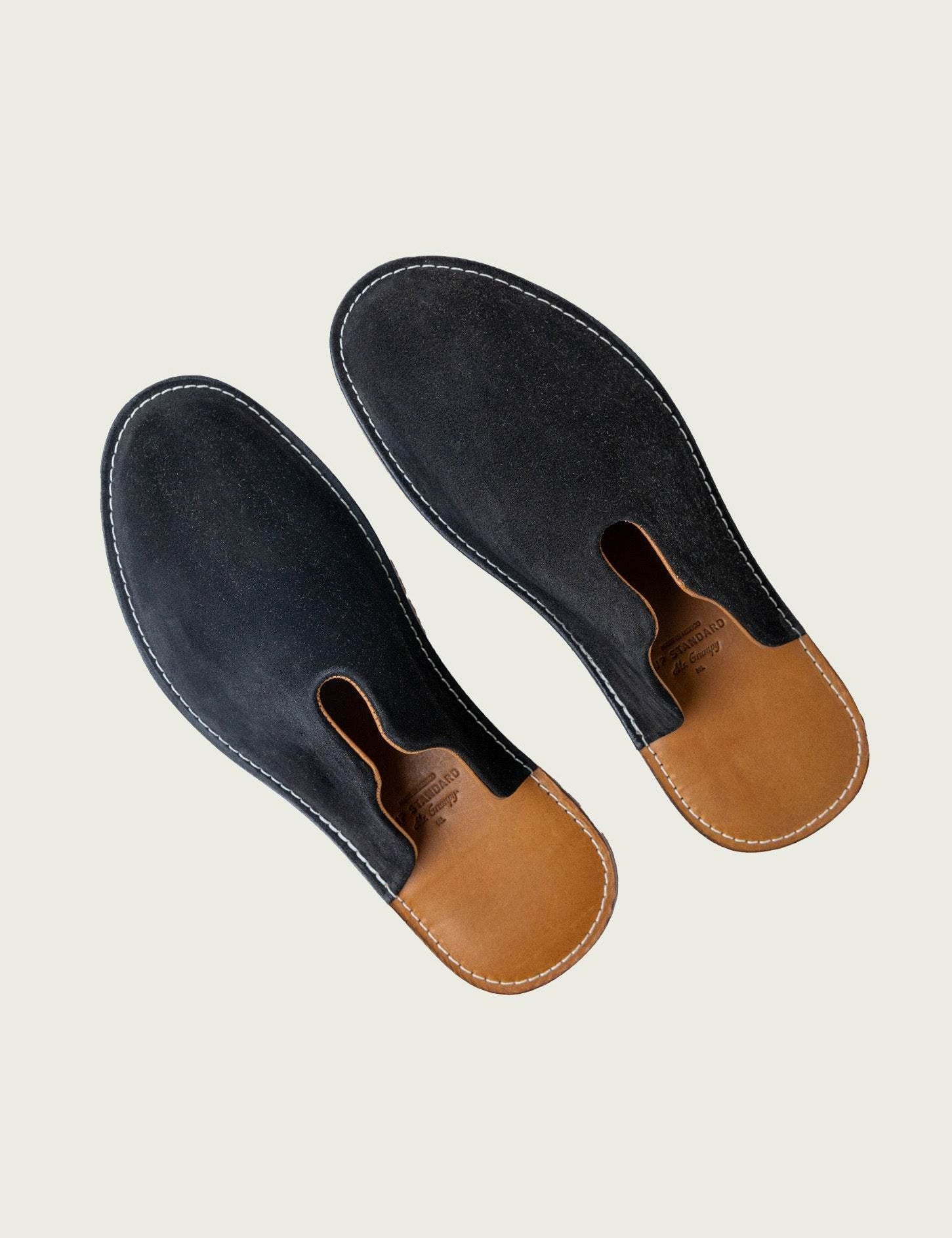 Mr. Grumpy Leather Slippers - WP Standard