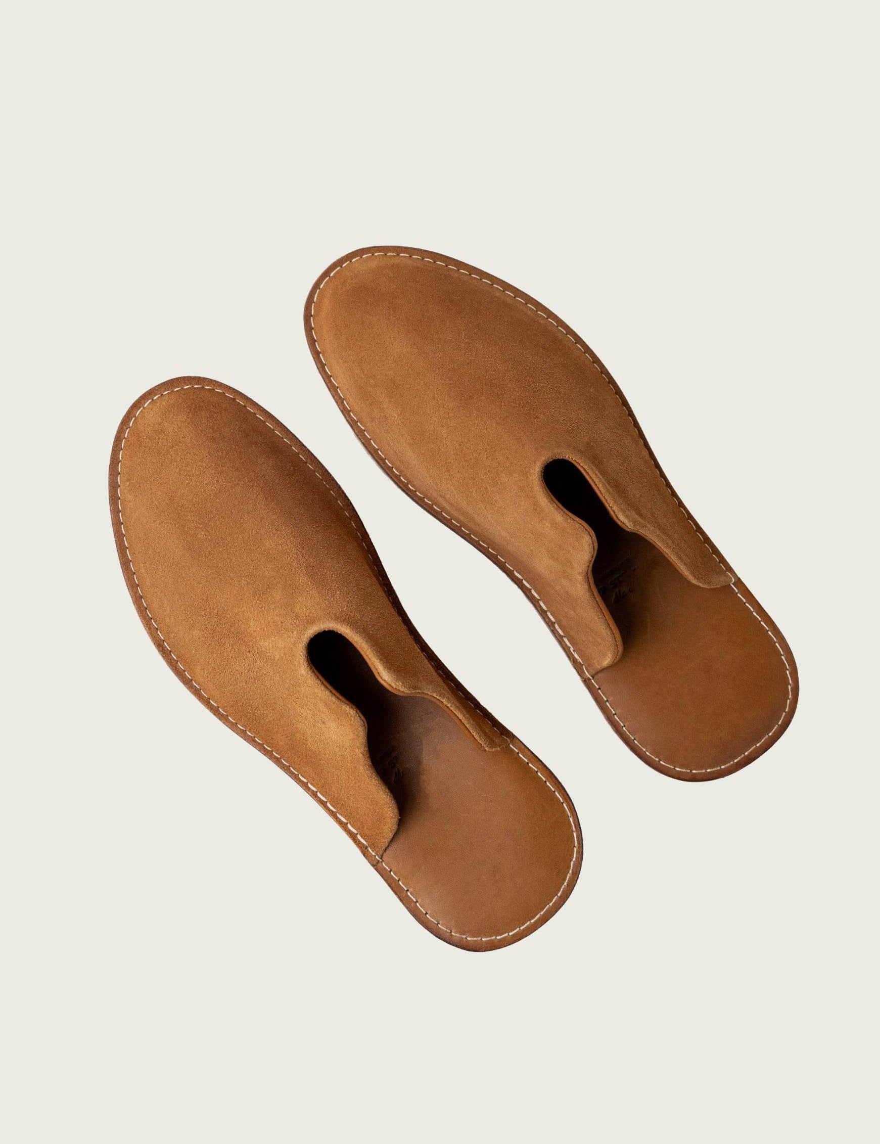 Mr. Grumpy Leather Slippers - WP Standard