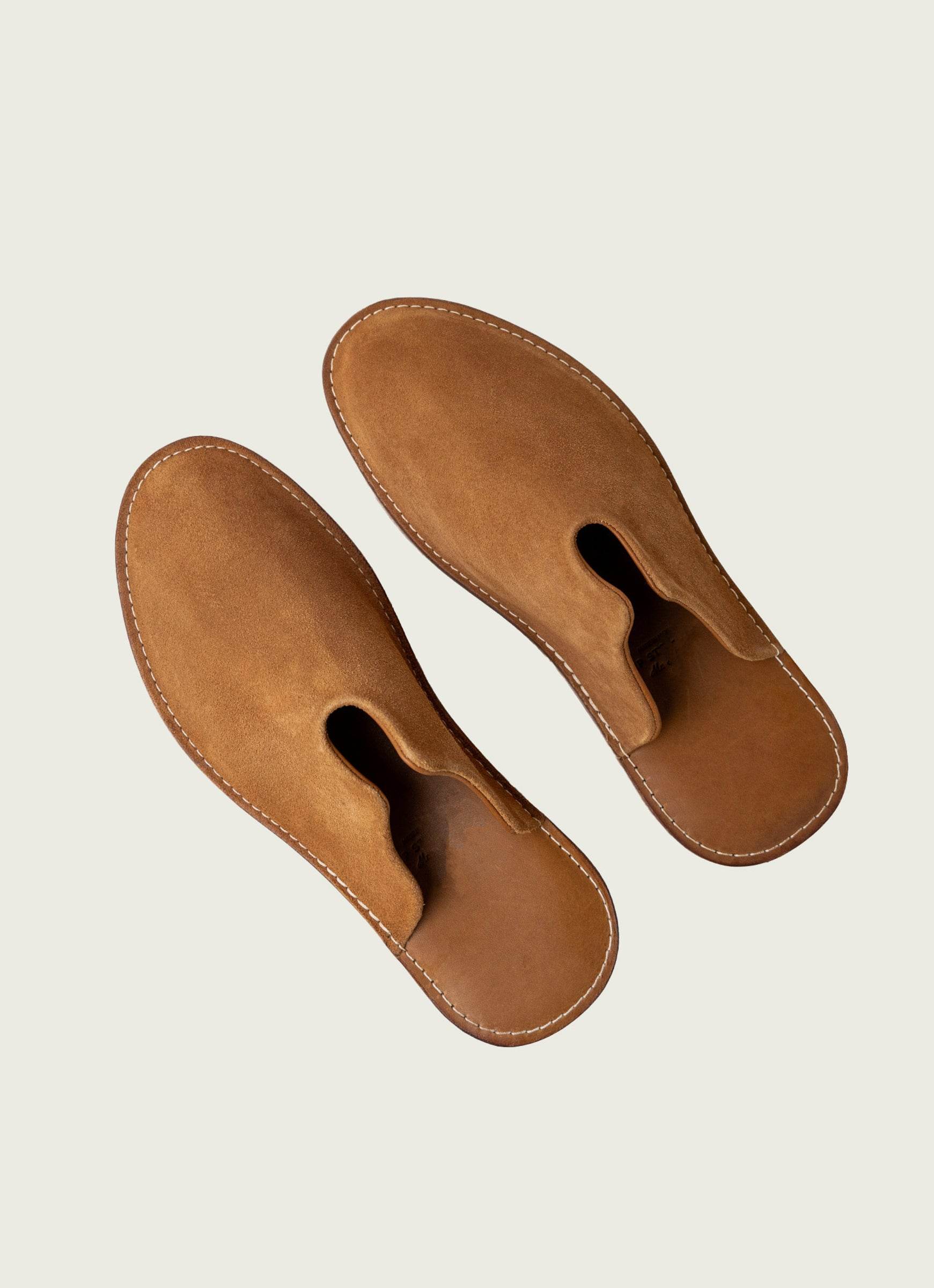 Mr. Grumpy Leather Slippers - WP Standard