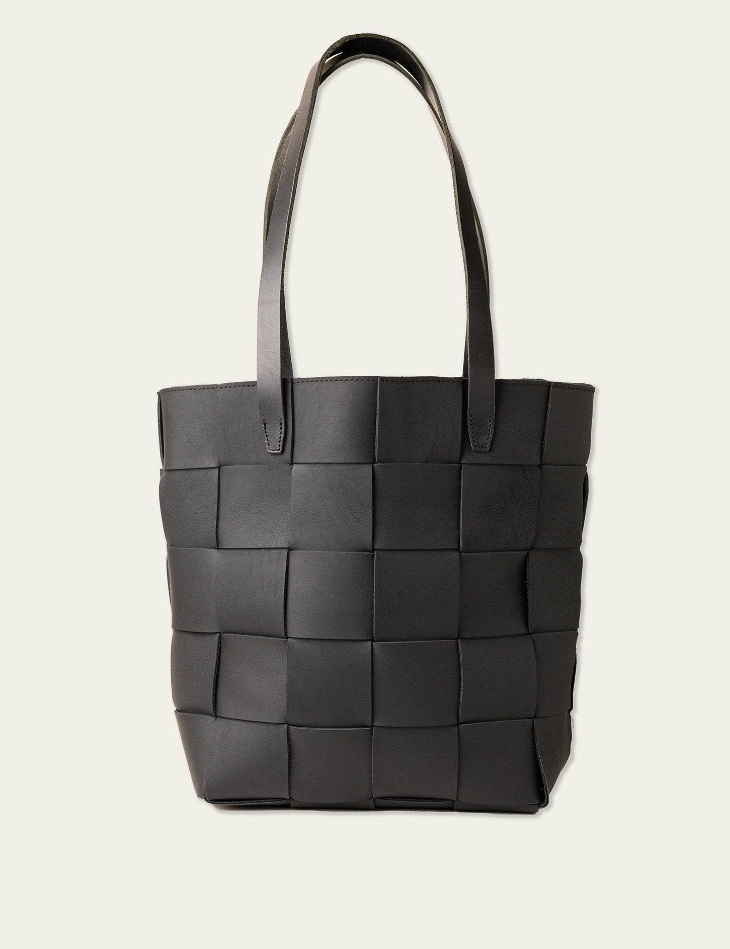 Woven Leather Tote - WP Standard