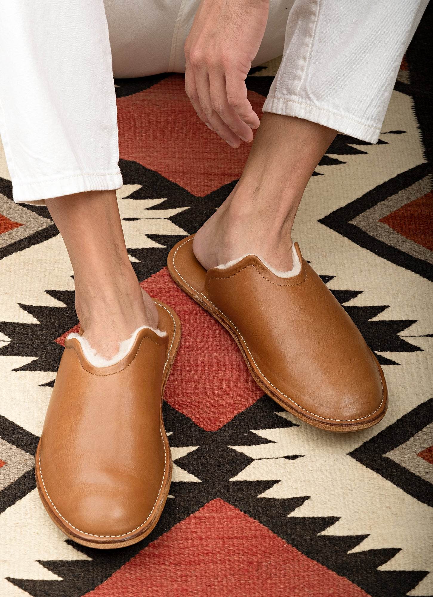 Mr. Grumpy Sheepskin Slippers - WP Standard