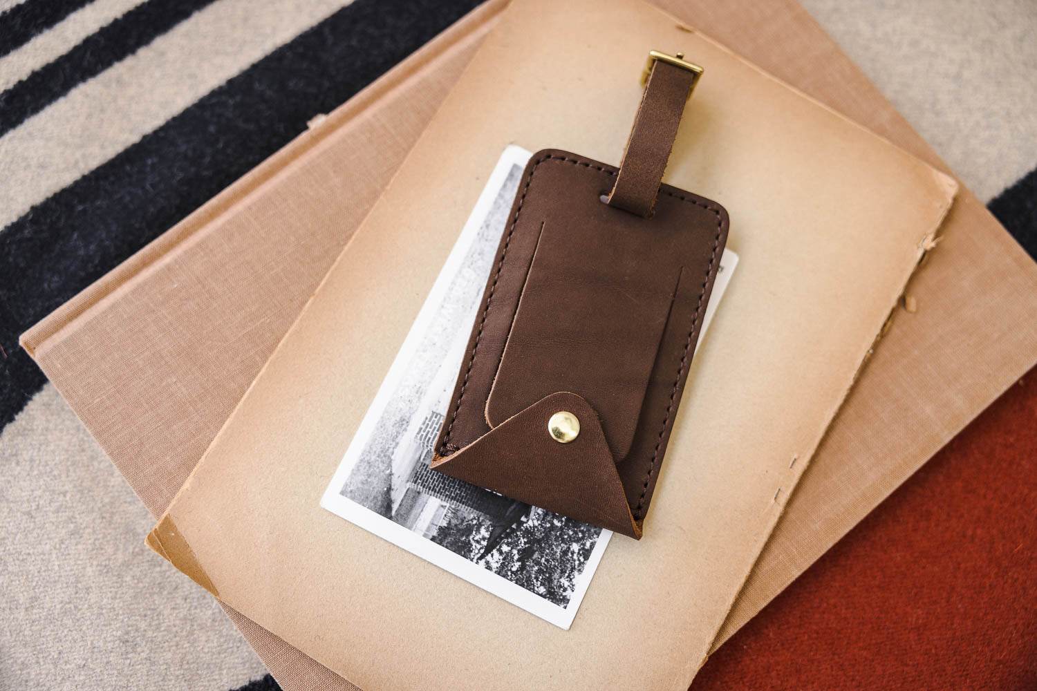 Leather Luggage Tag - WP Standard