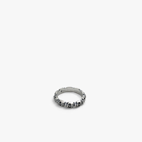 Sterling Silver Mini Skull Head Ring