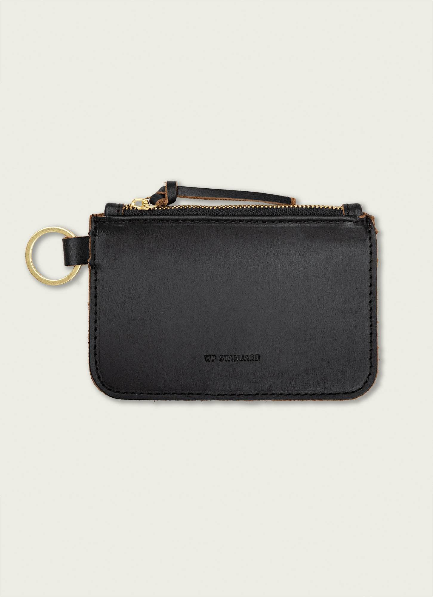 WP Standard Leather Zip Key Pouch Desert Black WP Standard Leather Zip Key Pouch Desert Black