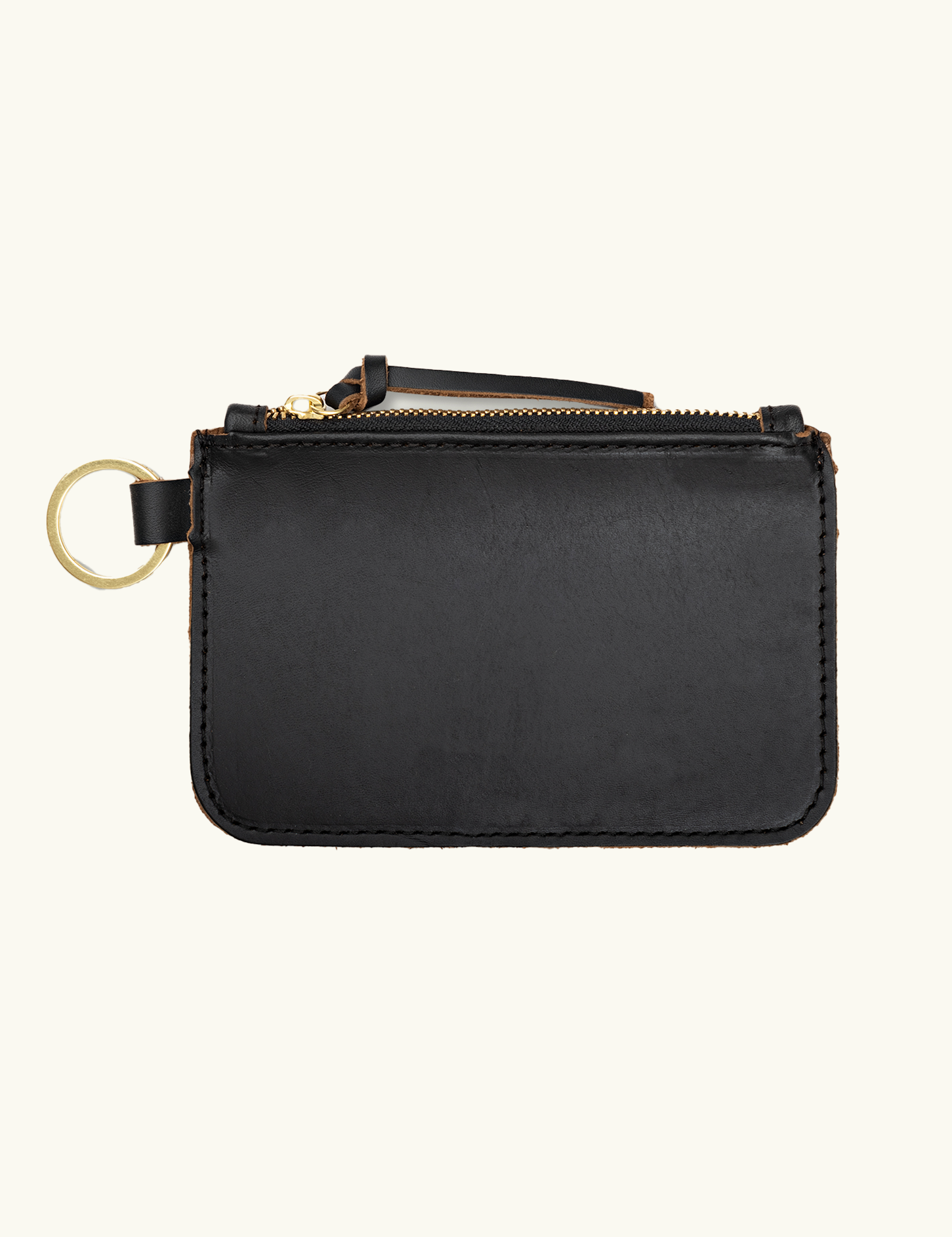 Leather Zip Key Pouch