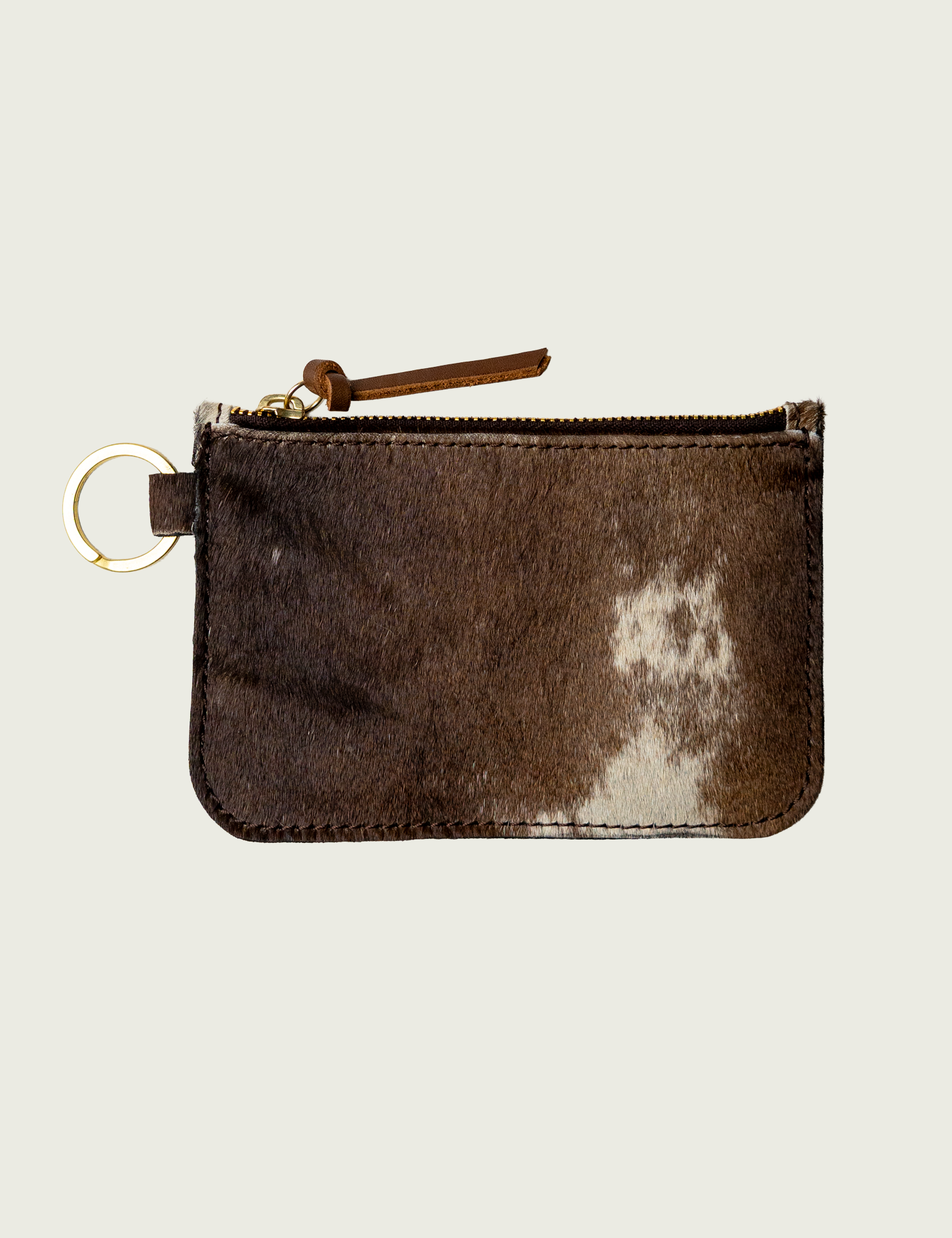 Leather Zip Key Pouch