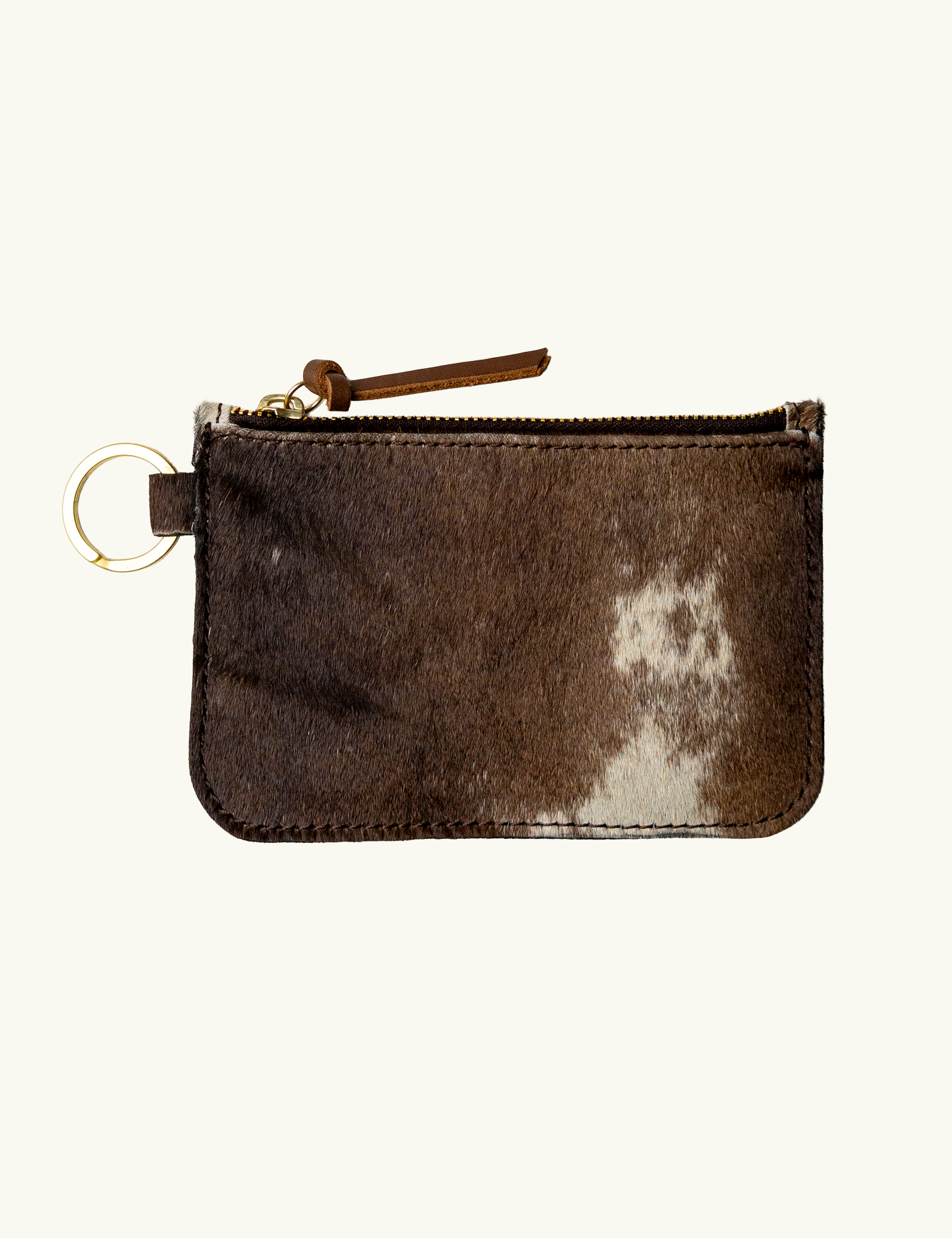 Leather Zip Key Pouch