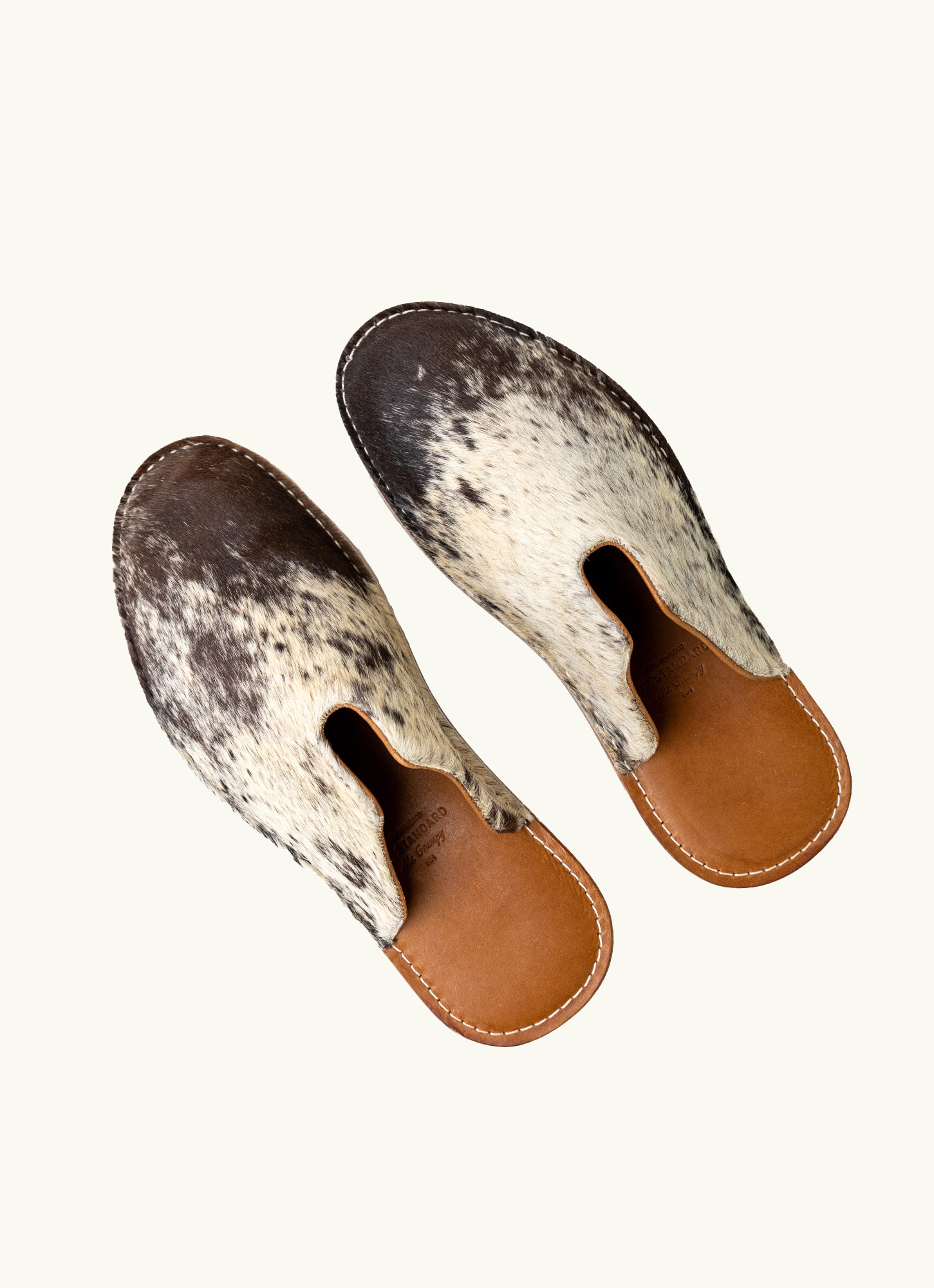 Mr. Grumpy Leather Slippers