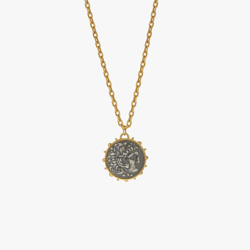Hercules Coin Pendant Necklace