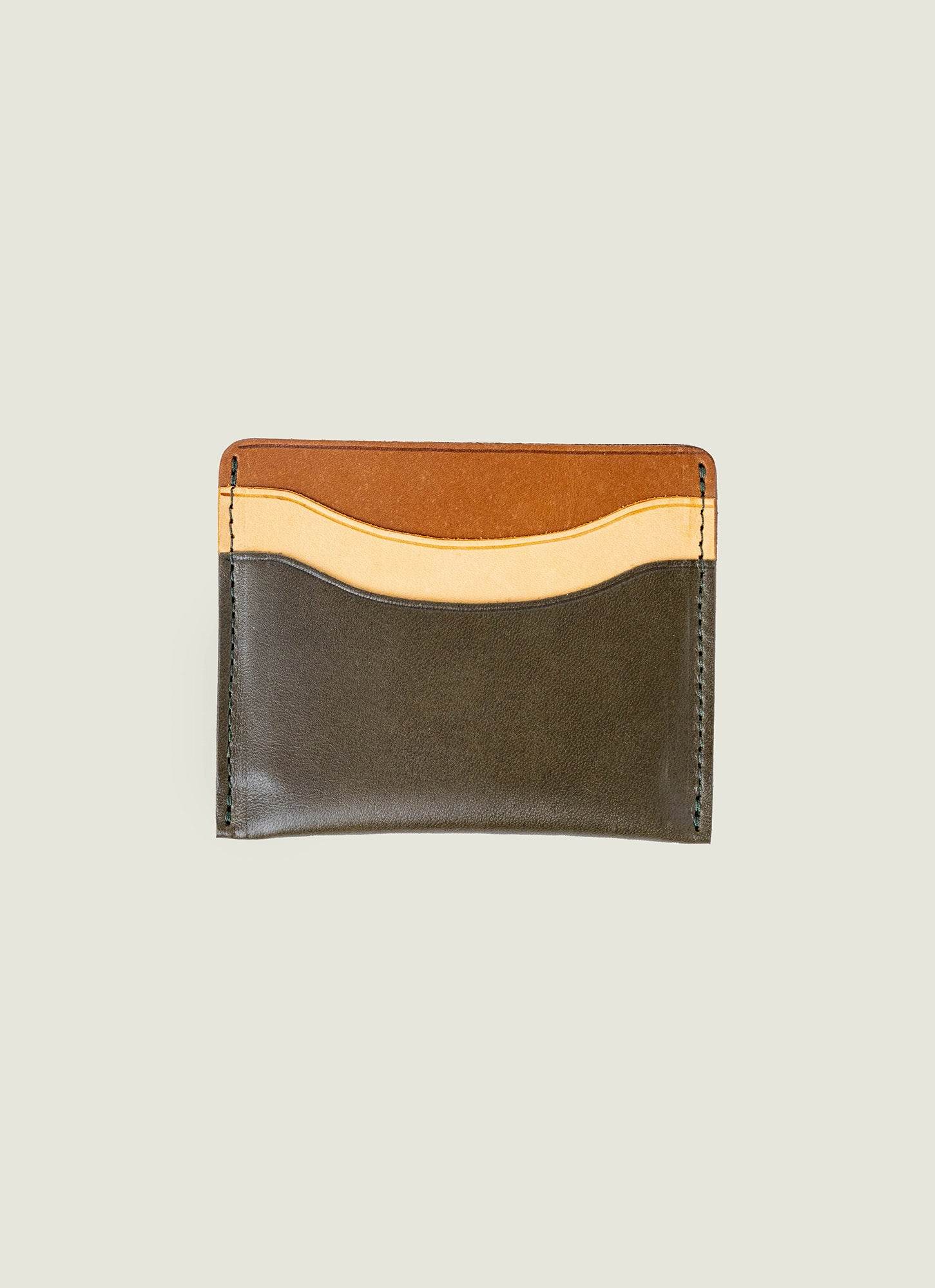 Small Card Wallet in Mixed Green | Handcrafted Full-Grain Wallet for Cards & Essentials | WP Standard Small Card Wallet in Mixed Green | Handcrafted Full-Grain Wallet for Cards & Essentials | WP Standard