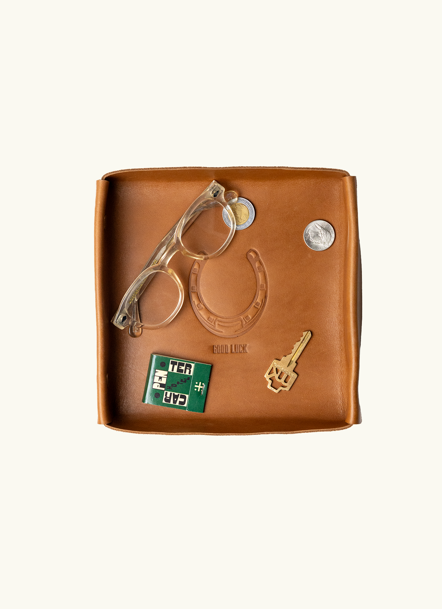 Leather Valet Tray