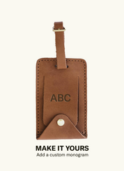Leather Luggage Tag