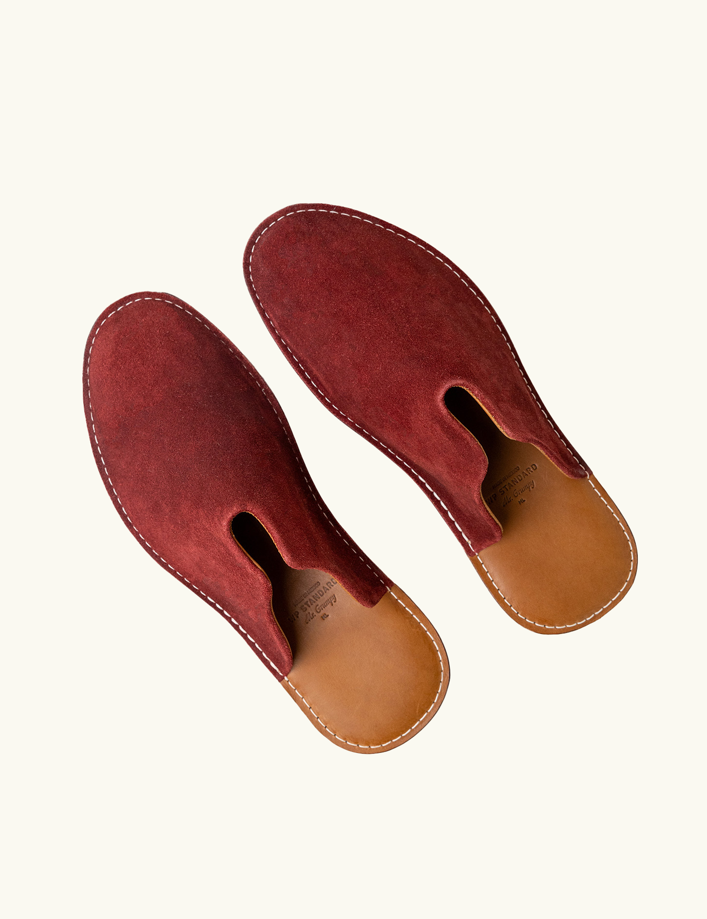 Mr. Grumpy Leather Slippers