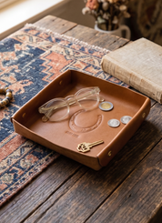 Leather Valet Tray