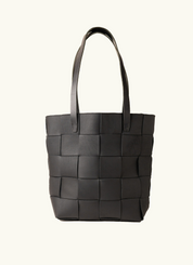 Woven Leather Tote