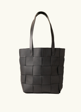 Woven Leather Tote