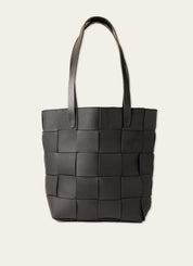 Woven Leather Tote