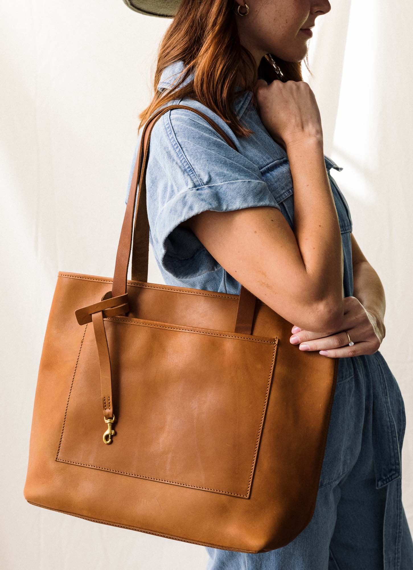 The Utility Leather Tote Bag – WP Standard