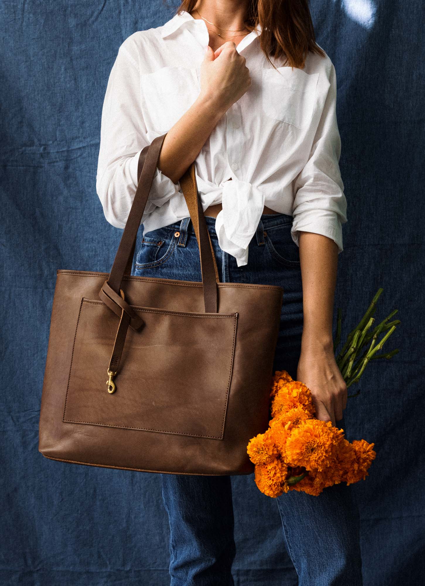 The Utility Leather Tote Bag – WP Standard