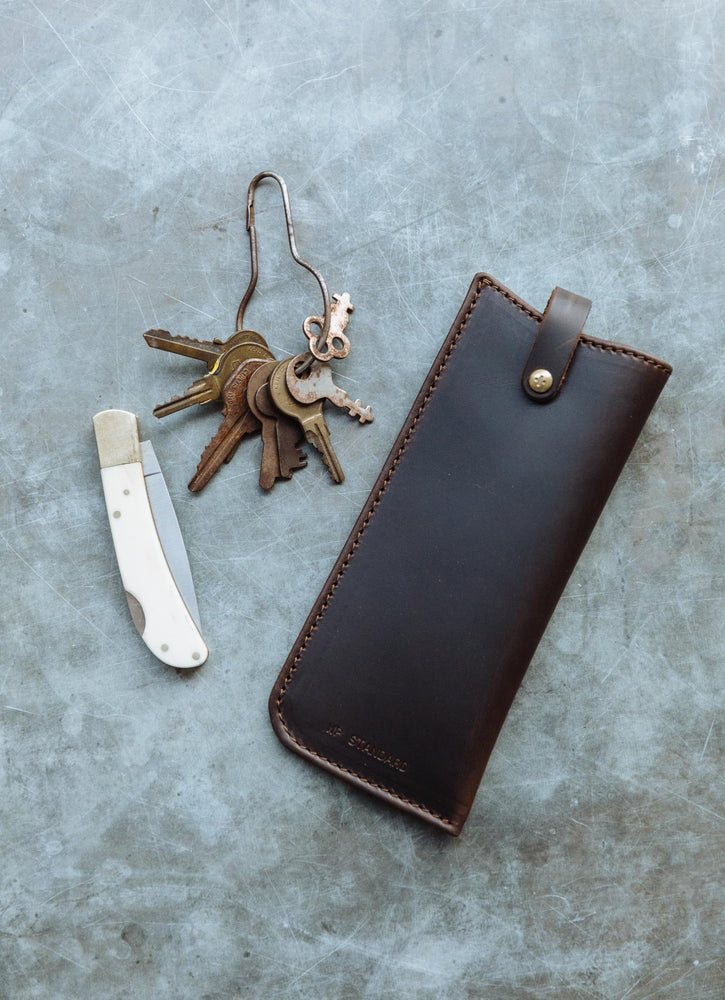 Leather Sunglasses Case, Brown