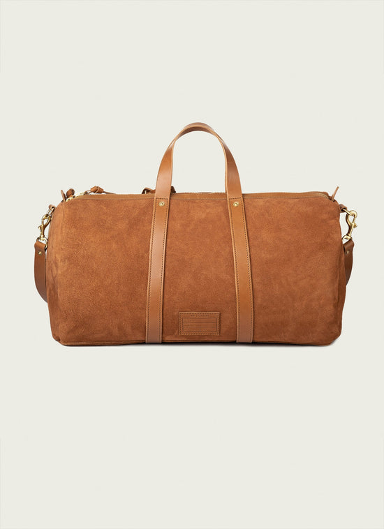 Rough-out Suede PanAm Duffle Bag